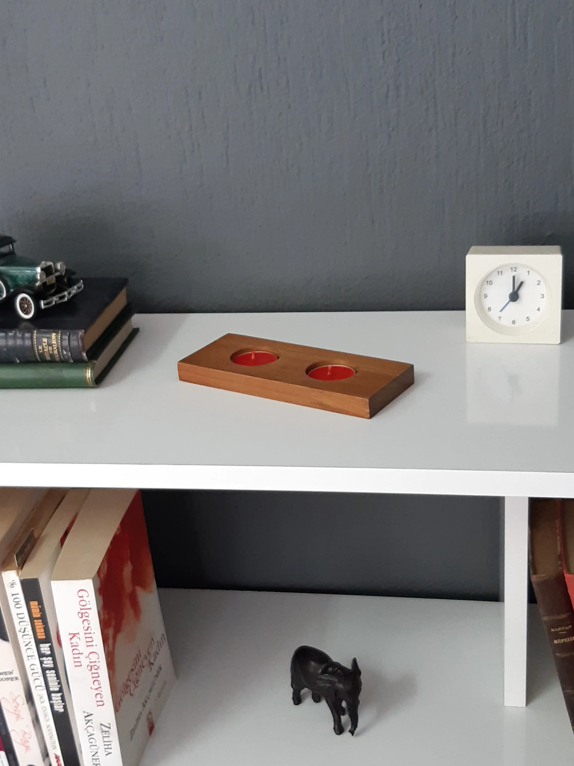 Декоративная Минималистичная деревянная подставка под свечи Скандинавский