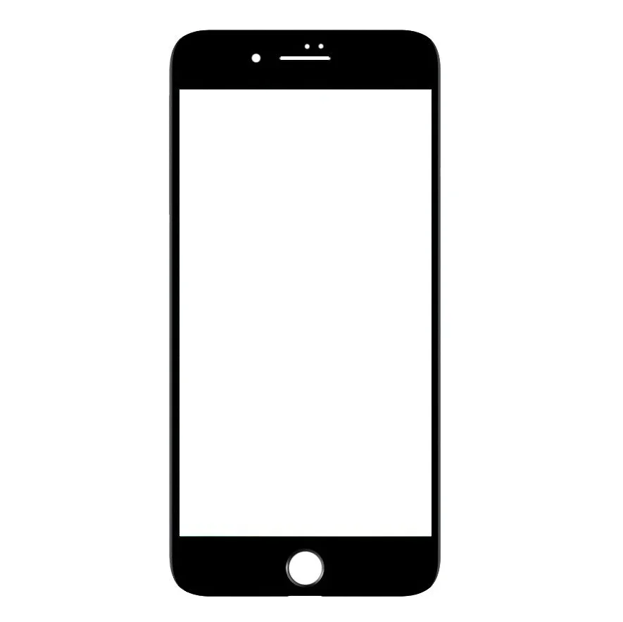 Защитное стекло для iPhone 7 Plus / 8 5D 0.3mm без упаковки чёрный|Защитные стёкла и плёнки