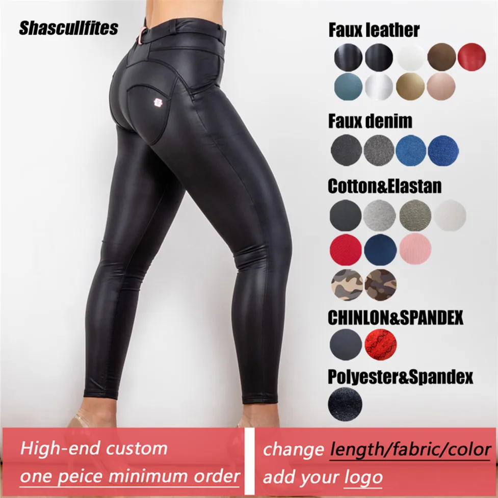 Shascullfites Tailored Matte Leather Pants Fashion Leather Sexy Pants Winter Leggings Faux Leather Trousers