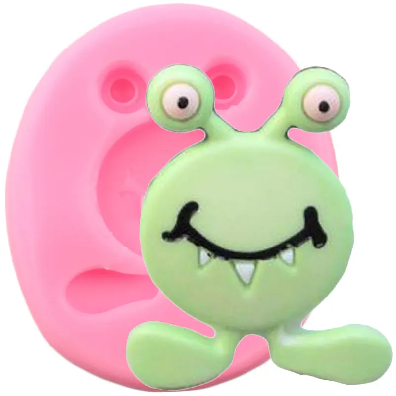 Жук глазки Alien силиконовые формы Монстры кекс Топпер инструменты для украшения