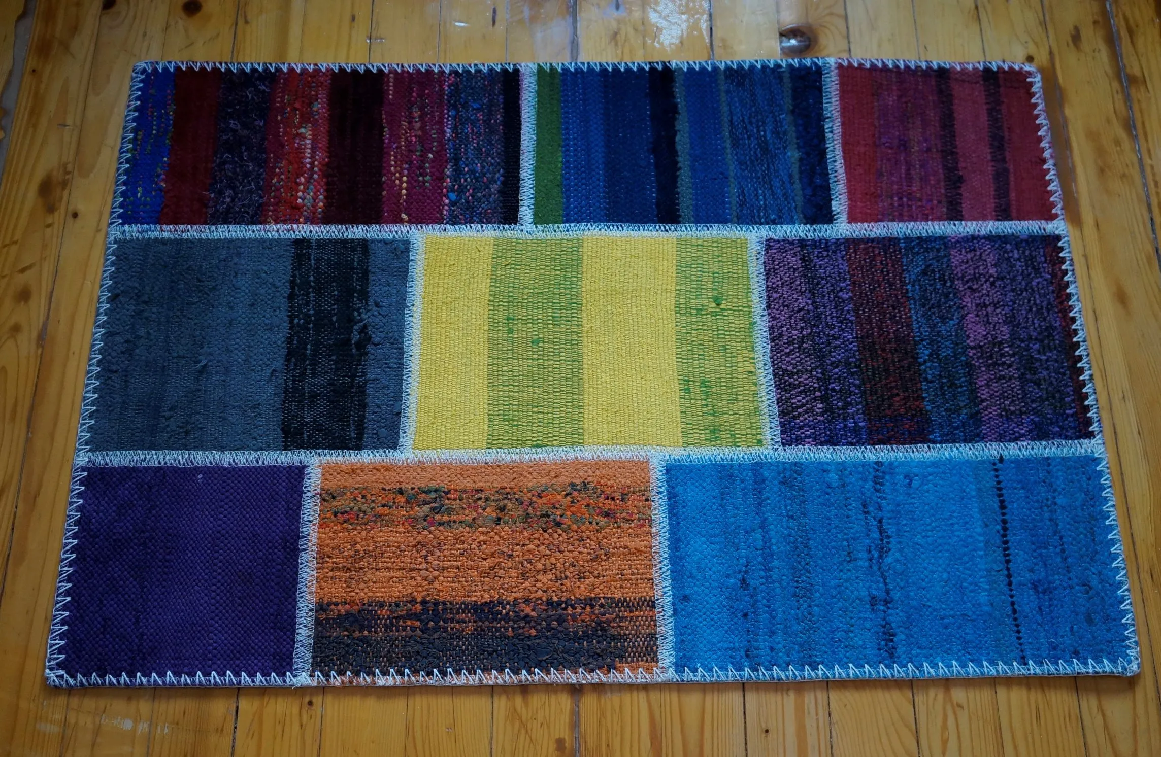 

TURKISH KNOTS Vintage Patchwork Rug Collection - Bianca Doormat 60x90 cm