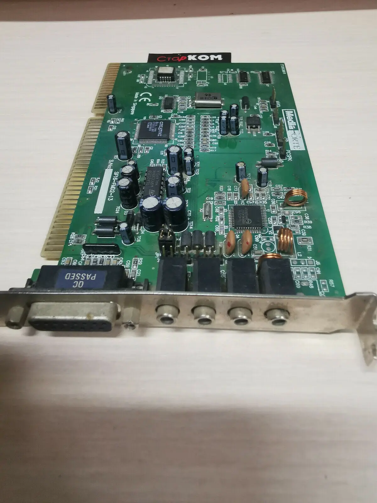 MediaForte SF16-FMD2-13 ISA звуковая карта плюс FM-приемником Creative Sound бластер | Компьютеры и