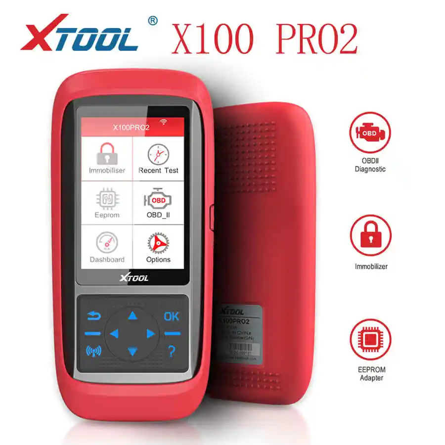 Автомобильный программатор ключей XTOOL X100 Pro2 OBD2 с адаптером EEPROM|Программаторы