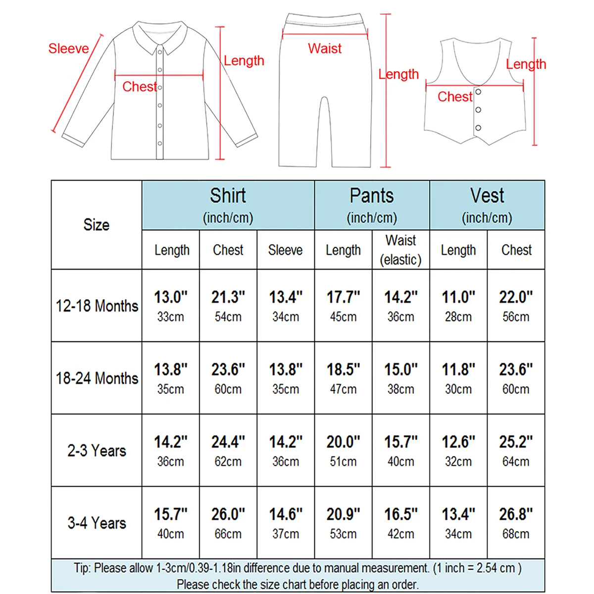 Boys Wedding Birthday Outfit Baby Baptism Suit Toddler Gentleman Party Clothes Kids Long Sleeve With Bow Tie 3PCS