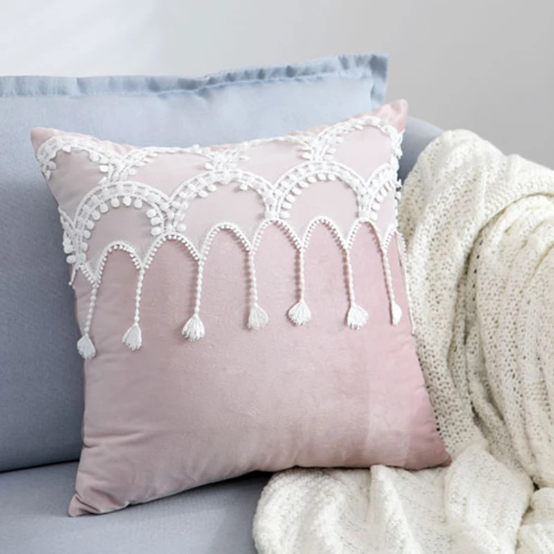

Cuwance Nordic plush pillow cushion sofa living room bay window bedside pillow