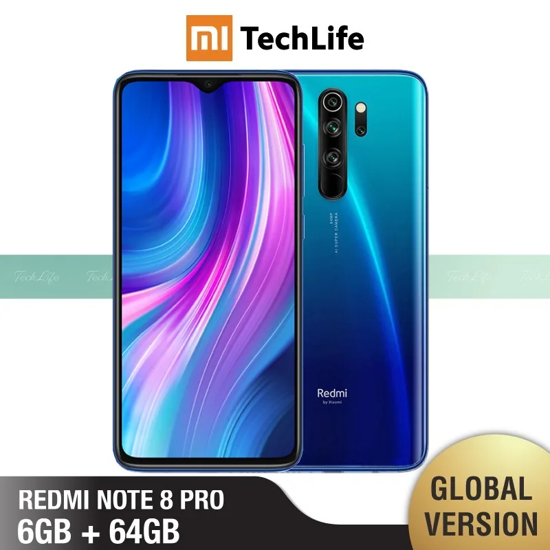 Глобальная версия Xiaomi Redmi Note 8 Pro 64 Гб ROM 6 RAM (абсолютно новая/запечатанная) note pro