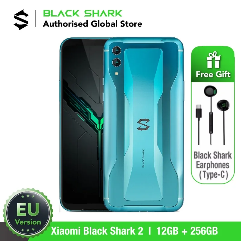 Глобальная Версия Xiaomi Black Shark 2 256 Гб rom 12 ram Игровой телефон (абсолютно
