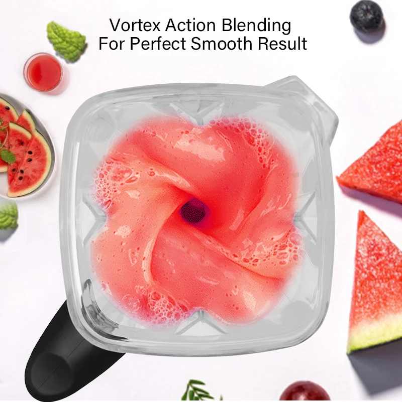 

BioloMix 3HP 2200W Heavy Duty Commercial Grade Timer Blender Mixer Juicer Fruit Food Processor Ice Smoothies BPA Free 2L Jar
