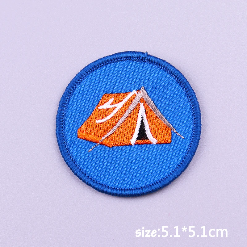 Нашивки с утюгом для мальчиков-разведчиков походов яркая одежда спортивная