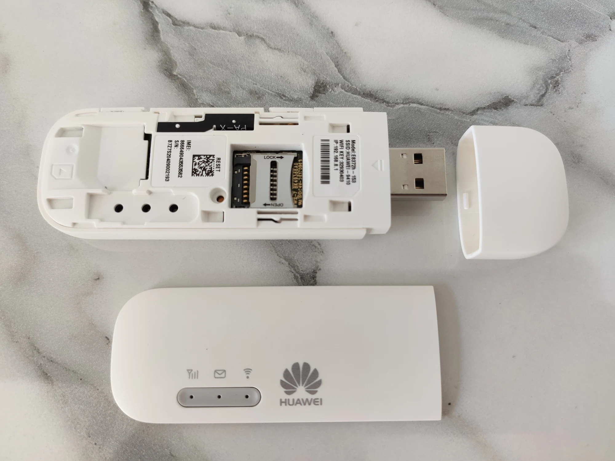 WIFI Модем USB 4G 3G LTE Huawei e8372 e8372h-153 роутер с антеннами прошитый разблокированный |