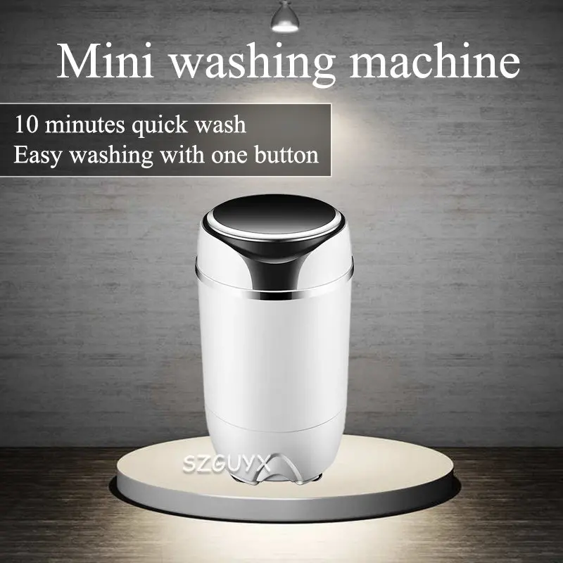 

Mini Portable Washing Machine Automatic Dormitory Travel Underwear Washing Machine 3.5kg Capacity Small Sterilization Instrument