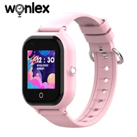 wonlex smart watch baby 4g video camera phone watch gps locator voice chat kt24 sos anti lost kid for safe monitor child watches