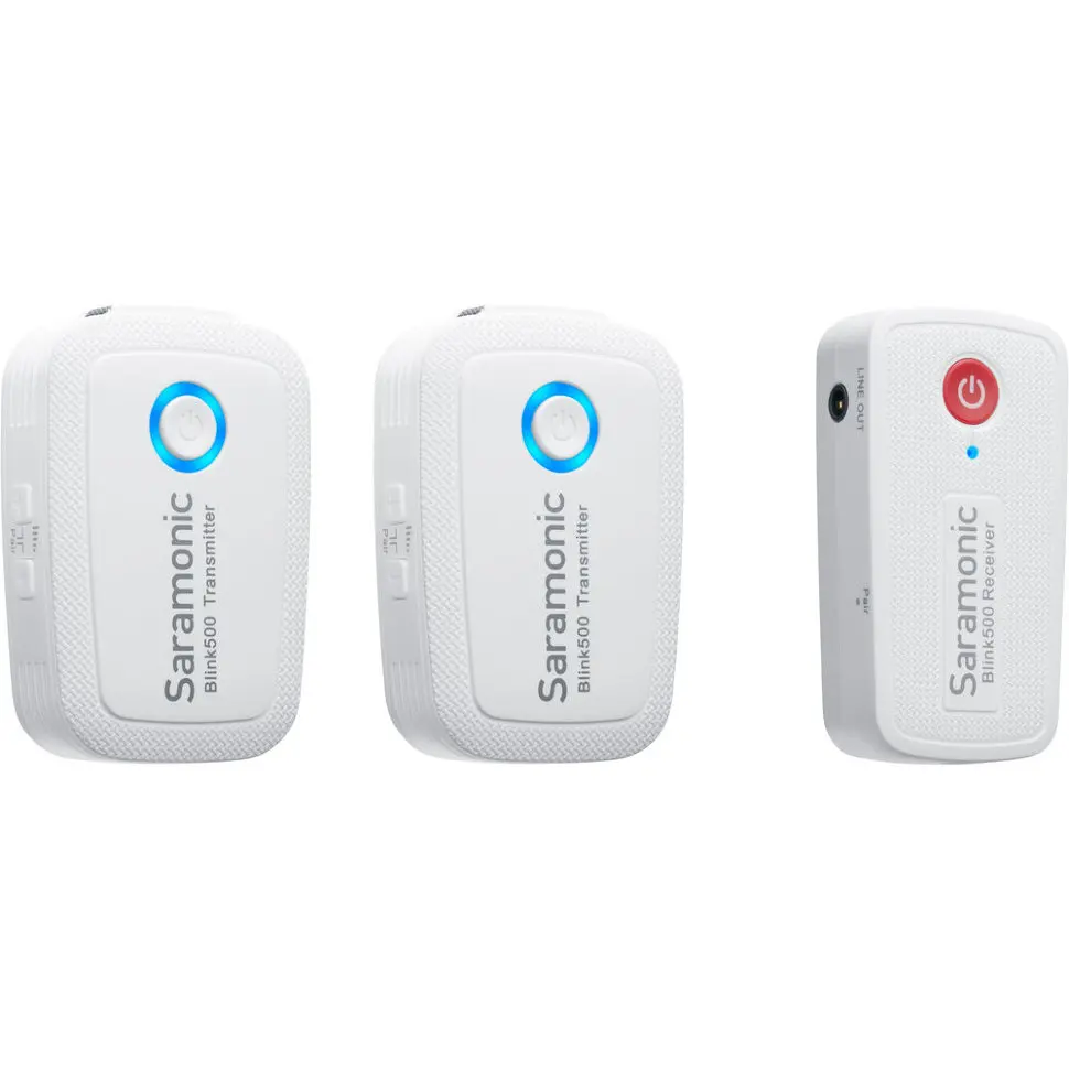 Радиосистема Saramonic Blink 500 B2 (RX + 2TX) Белая | Электроника
