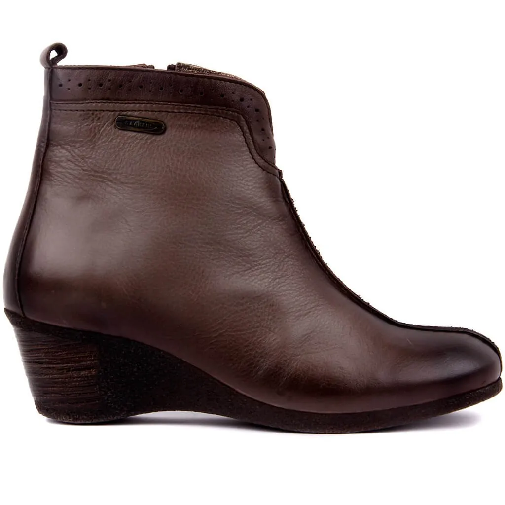 Sail Lakers/женские ботинки из кожи норки на молнии|Женские полусапожки| |