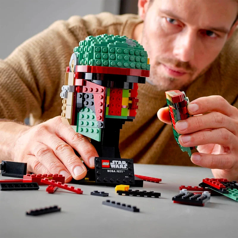 Конструктор Lego Star Wars шлем бобы Фетта 75277 набор блоков коллекционные персонажи