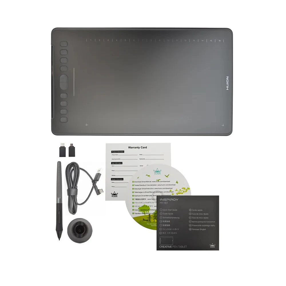 Графический планшет Huion H1161 черный |