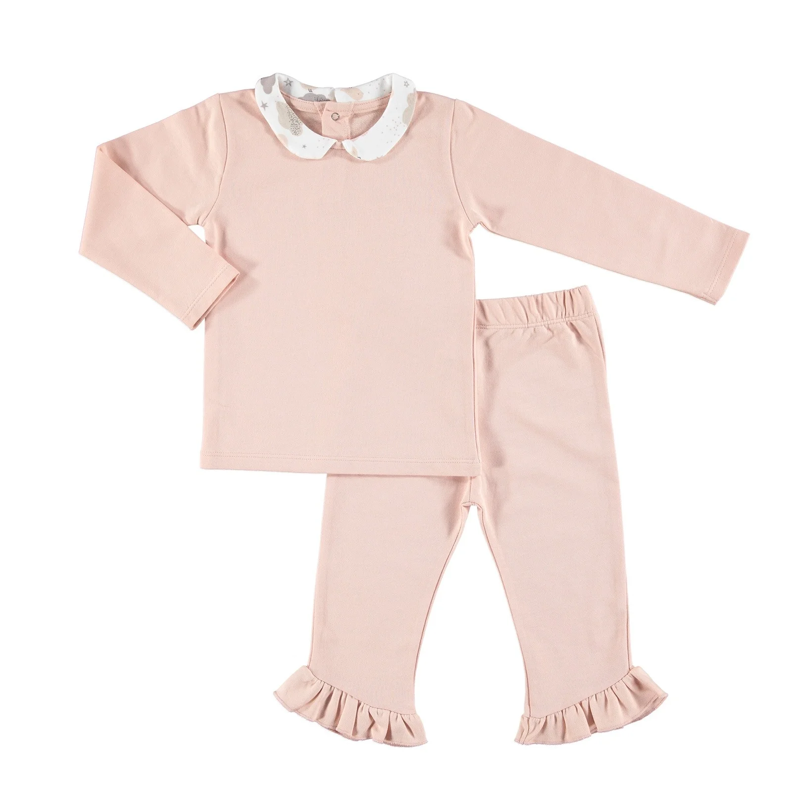 Ebebek/модный клубный комплект с толстовкой и воротником для новорожденных сезон