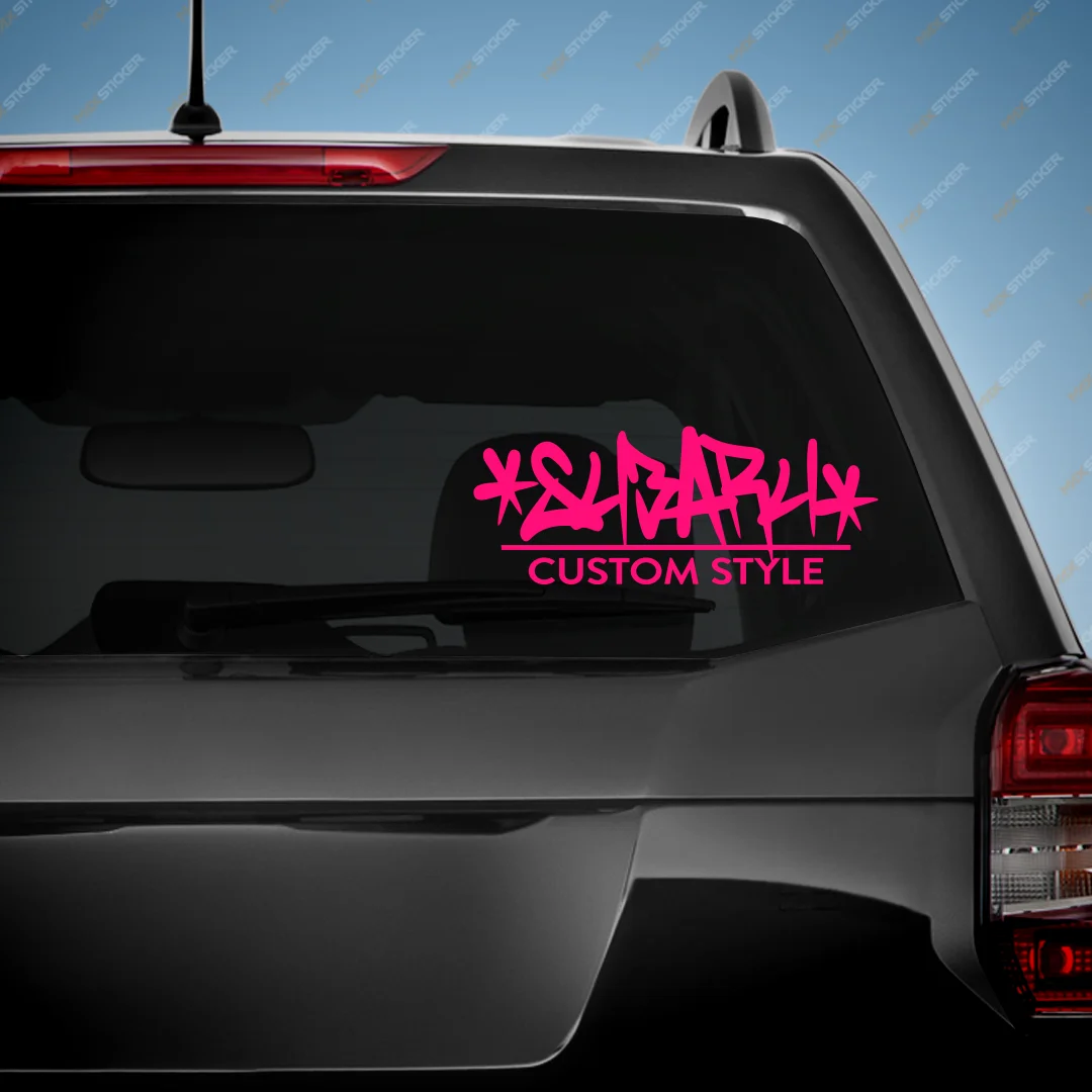 Наклейка на авто для SUBARU - Custom Style виниловая наклейка стикер | Автомобили и