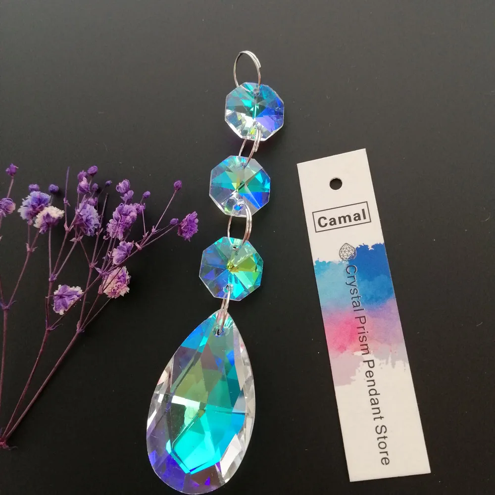 

Camal 2 шт. (105 мм), 17 цветов, 38 мм, сетчатая осветительная конструкция, восьмиугольные бусины 14 мм с серебряными кольцами, люстра «Ловец Солнца»