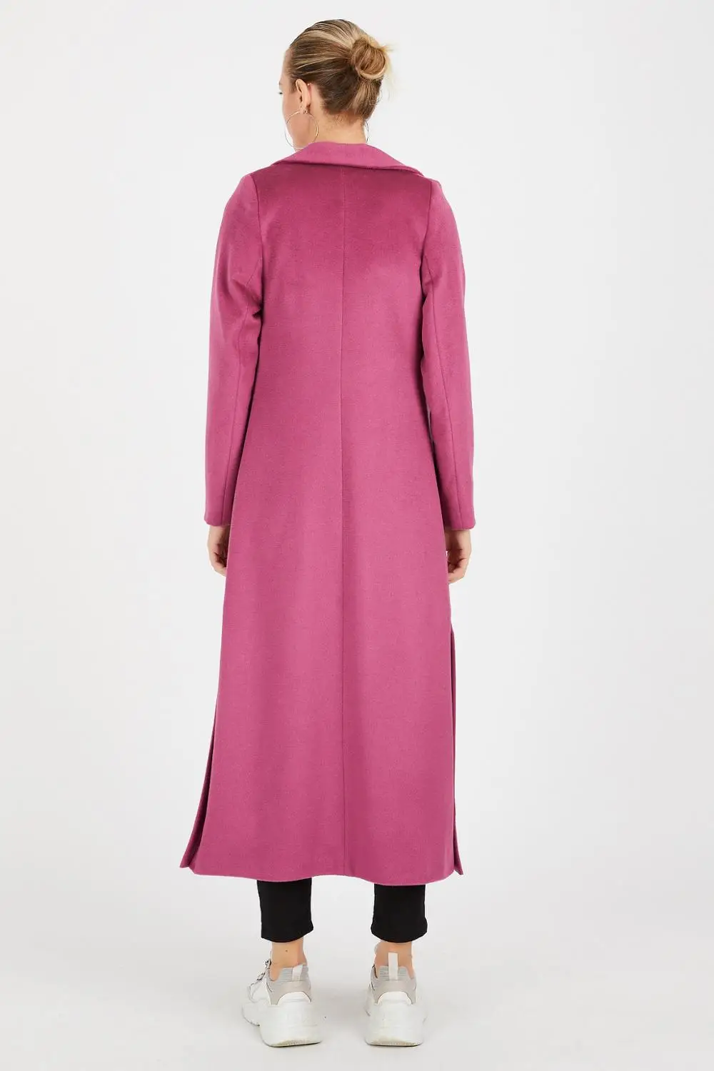 

European Size 2 x [S, M, L, XL] = 8 ITEMS / Lot: Women's Coat Wool Cachet Fabric Brand Name NFree