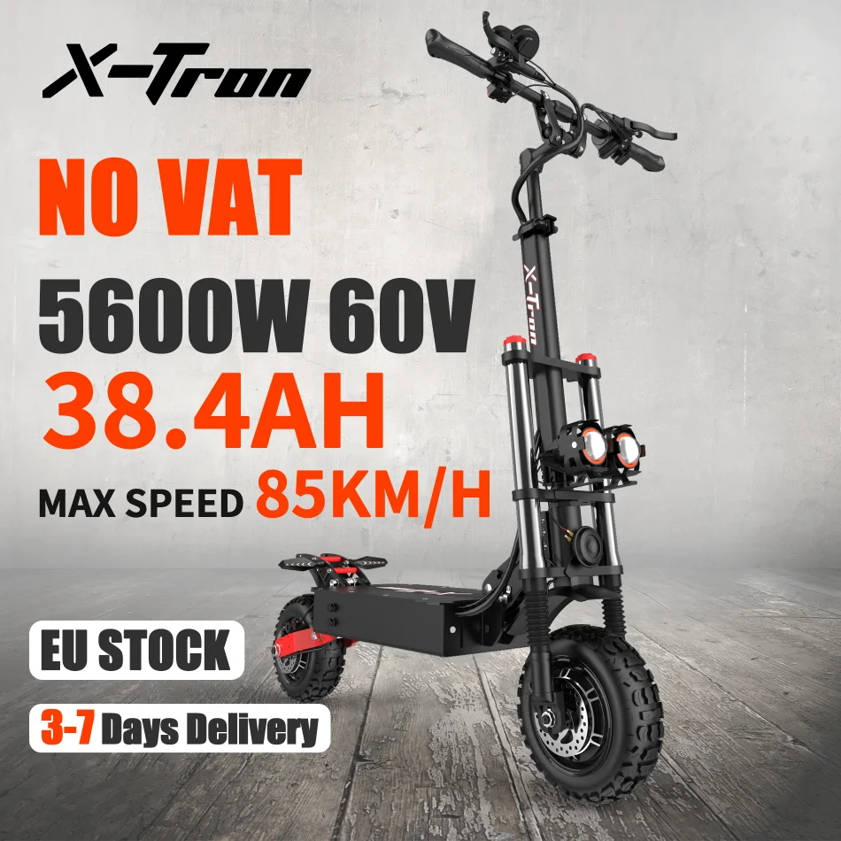 X-Tron T88 электрический скутер 80 км / ч 5600 Вт 60 В складной электронный батарея 35Ач