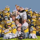 Картина по номерам Семья миньоны, 50 х 50 см