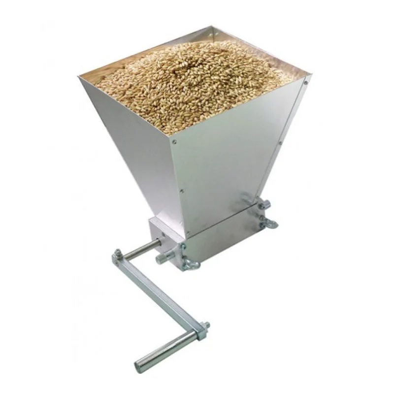 Malt Mill double shaft with Hopper grain crusher Kitchen supplies Mills Tools Gadgets Dining Bar Home Garden | Дом и сад
