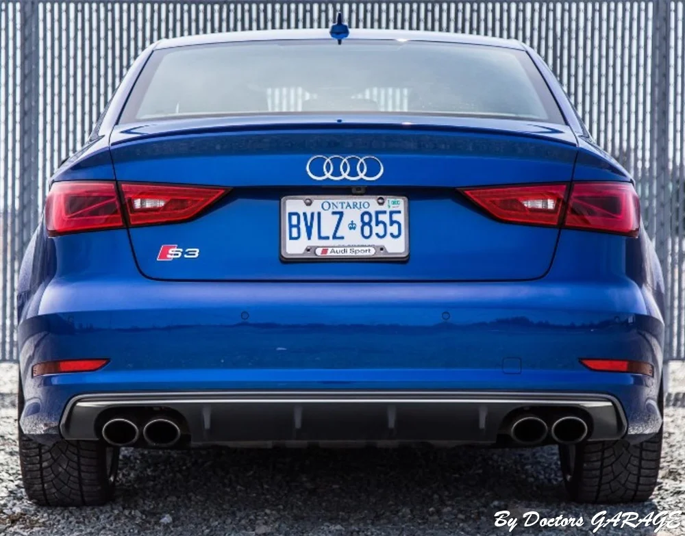 Спойлеры из волокна для Audi A3 Sedan спойлер 2013 2014 2015 2016 2017 2018 2019 заднее крыло Стайлинг