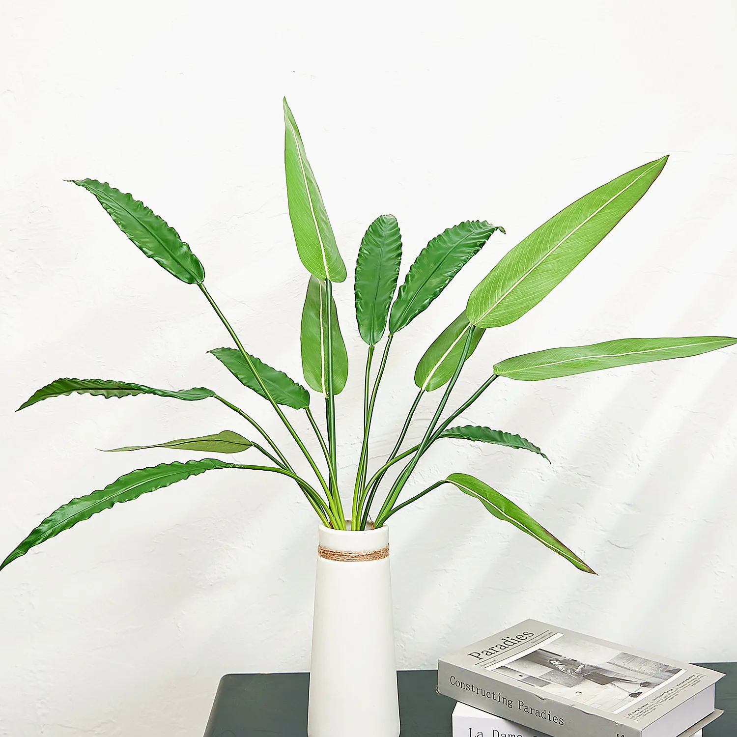 Искусственные тропические растения кустарники стебли листьев искусственная