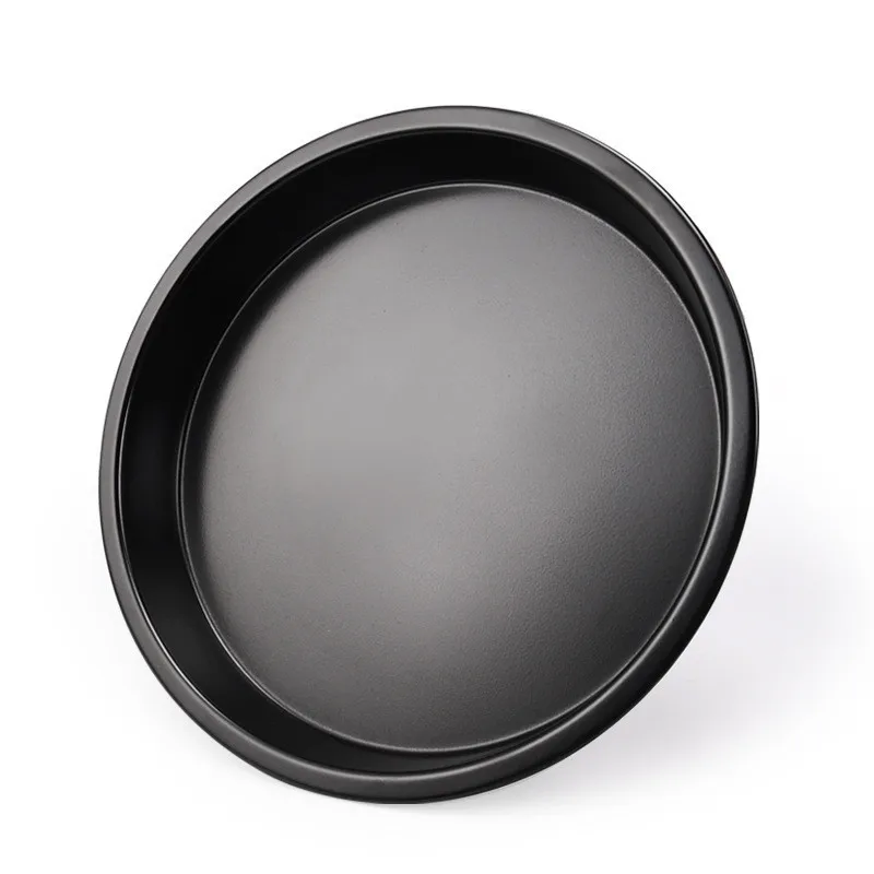 6 7 8 inch Pizza Plate Round Deep Dish Pan Tray Carbon Steel Non-stick Stone Mold Baking Tool Form for pizza | Дом и сад