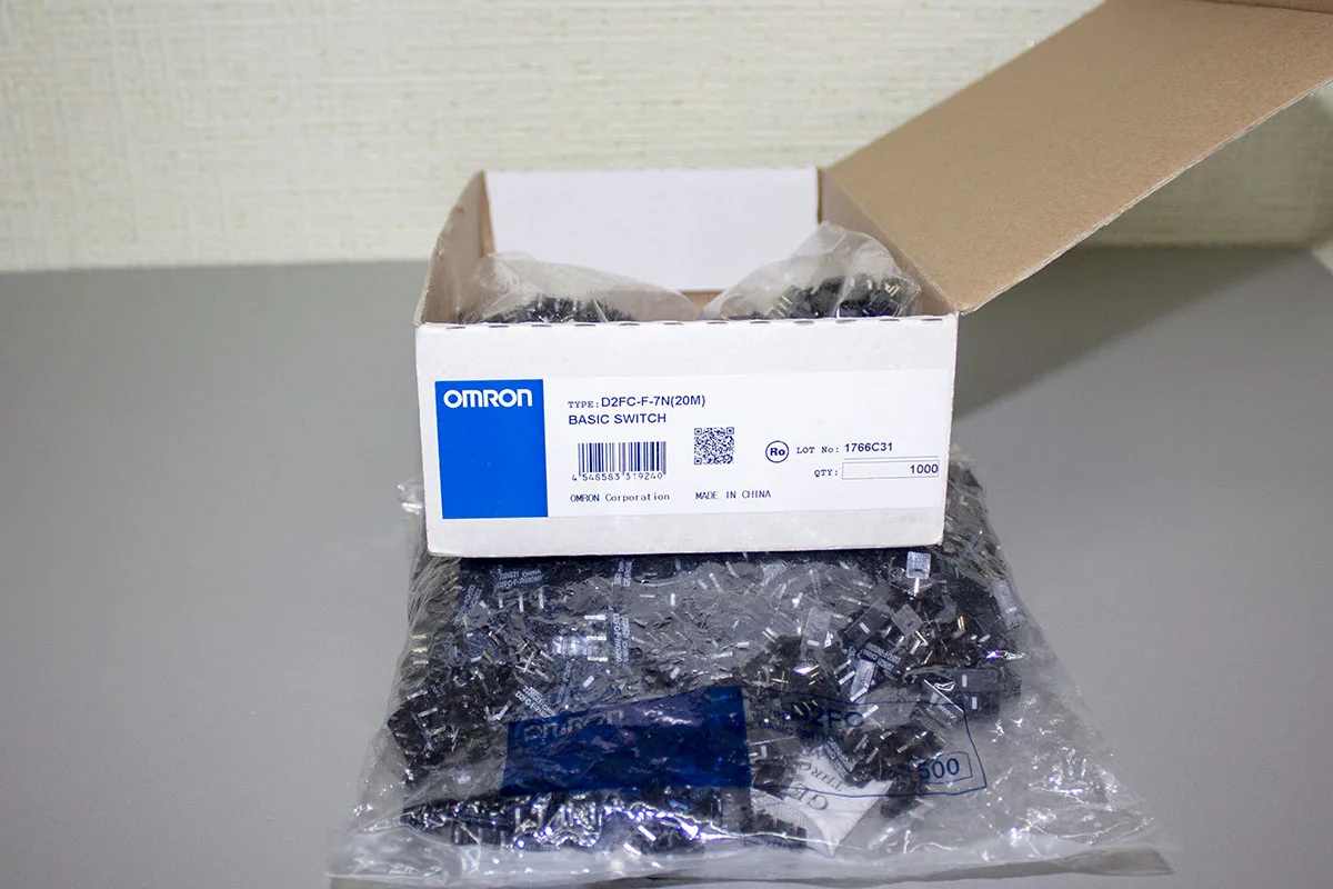 D2FC F 7N 20M микропереключатели для мышек оригинал OMRON China 1172|Аксессуары мышей и