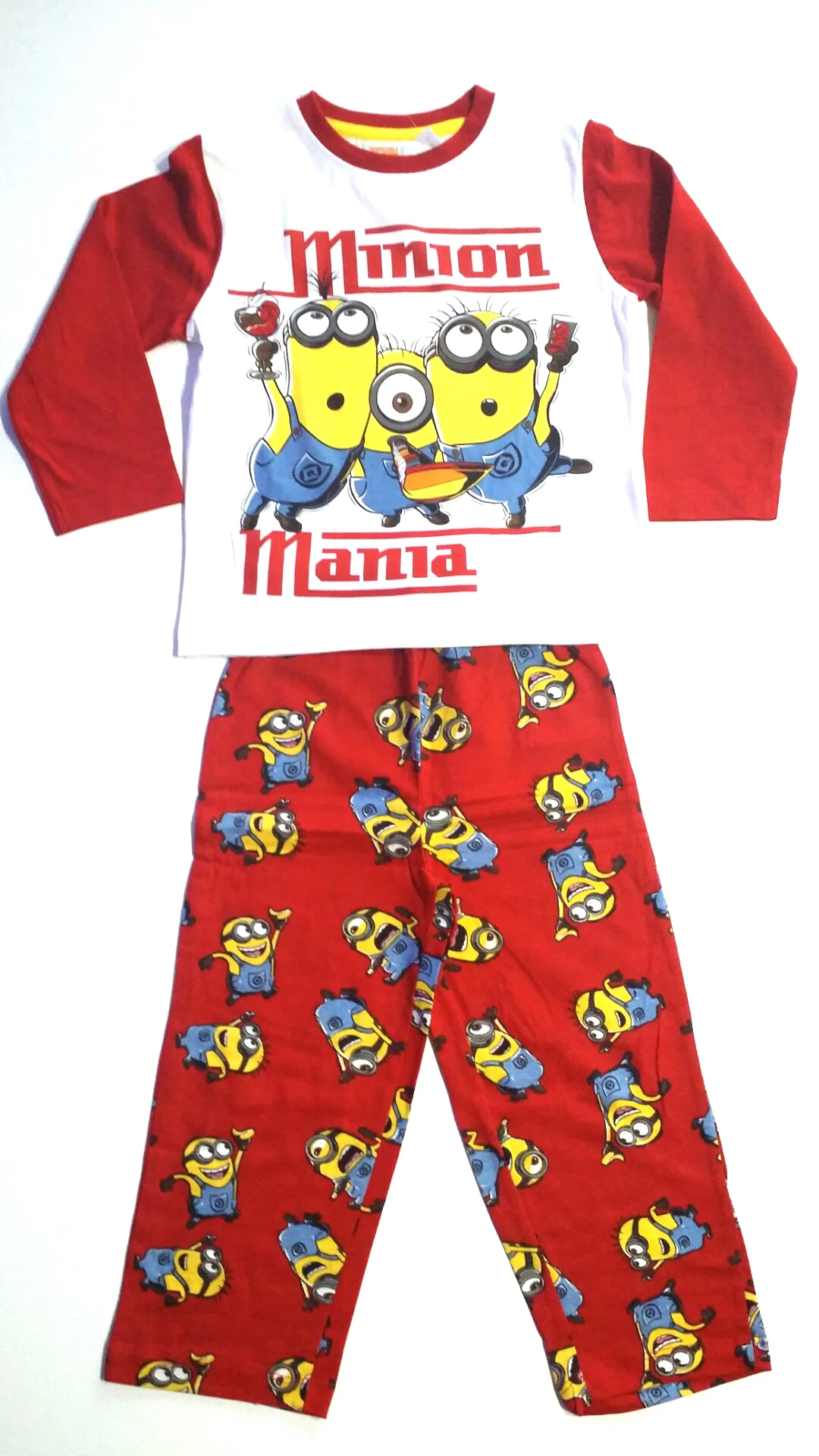 Minions boy long sleeve pajamas-Minion mania ORIGINAL Blue | Мать и ребенок