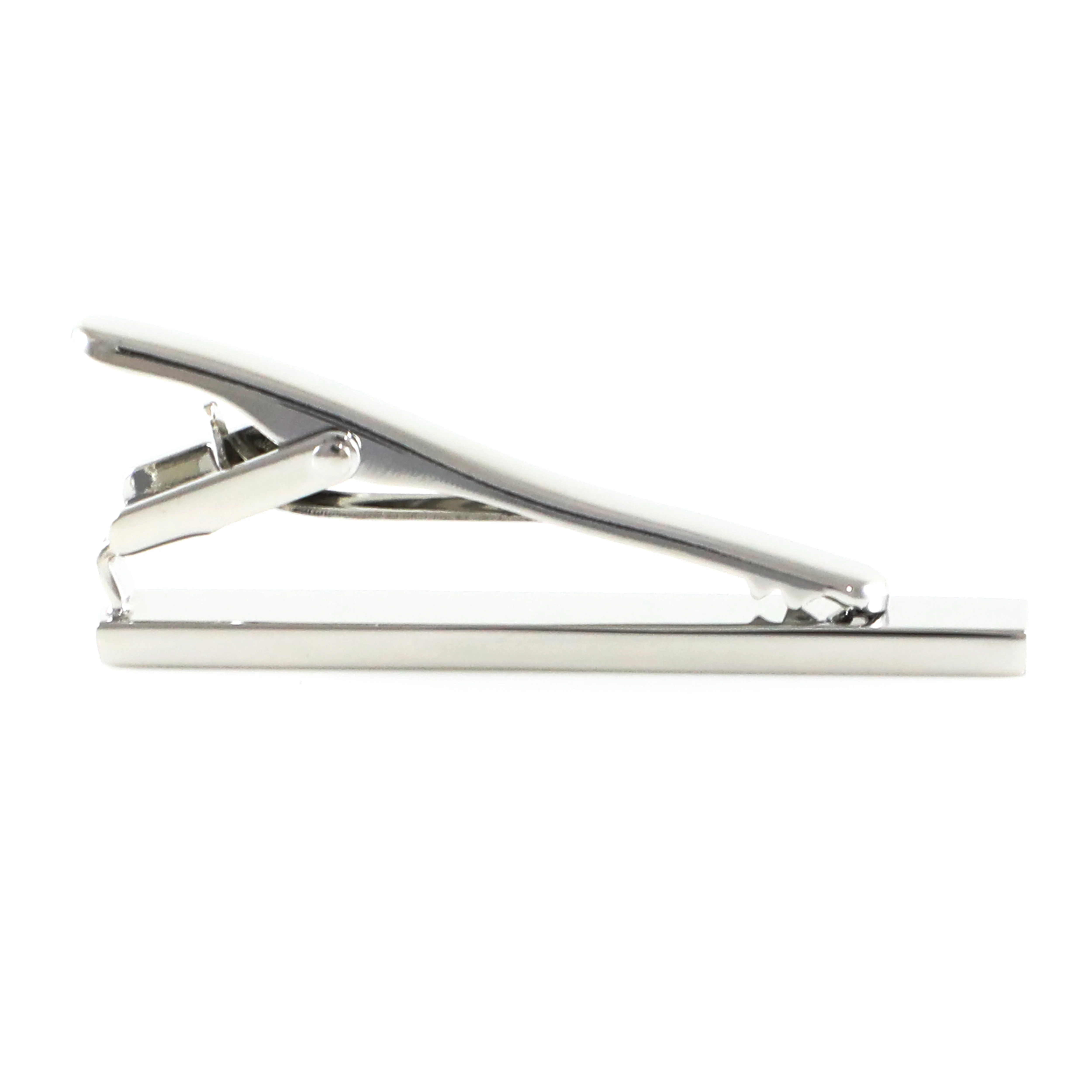 Классический галстук-бабочка модный серебряный тон узор в горошек зажим для