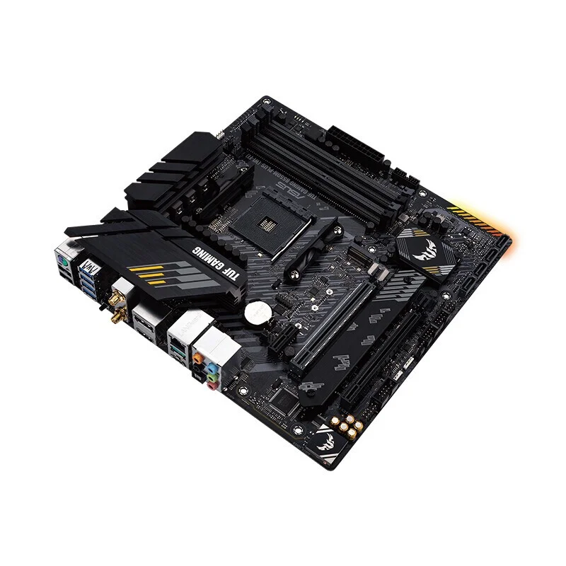 Материнская плата ASUS TUF GAMING B550M PLUS (Wi Fi) поддерживает AMD 2 Way CrossFireX Tech Wi Fi 6 AX200 с