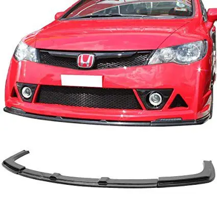 Универсальная насадка на передний бампер Honda Civic Fd6 Fb7 2006 2016 пианино черный