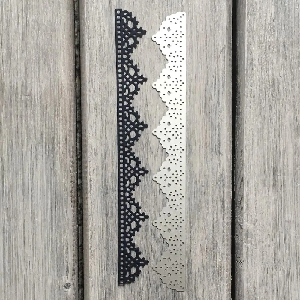 ArtScrap винтажные кружевные границы металлические штампы трафареты для сделай сам