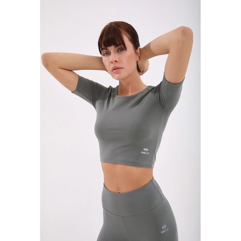 

Кроп-топ Traf, топы, женский укороченный топ, Женский Топ, женская одежда, топ, базовые майки, майки, блузки, тонкие, 9 цветов, бюстье из полиэстер...