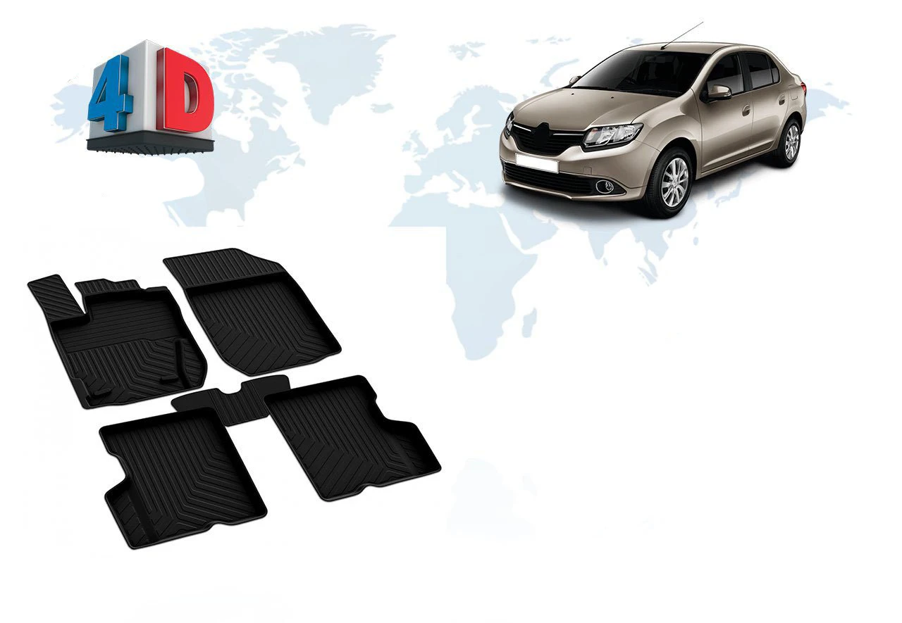 

Renault Clio Symbol 3 4D Black Mats (2013-)