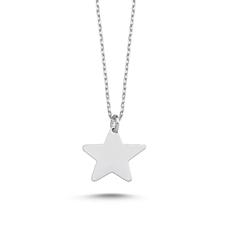 

Silver 925 Sterling Sterling Dangle Star Necklace