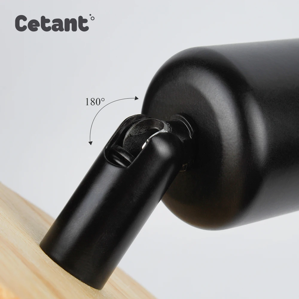 CETANT светодиодный настенный светильник современный деревянный скандинавский