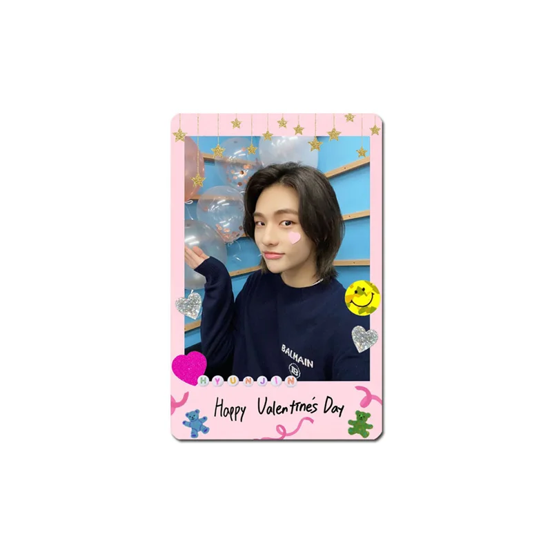 

8PCS/SET KPOP Stary Kids Happy Valentine's Day Selfie Photo Cards Felix Bang Chan Lomo Cards Gifts Postcard Fans Collection C18