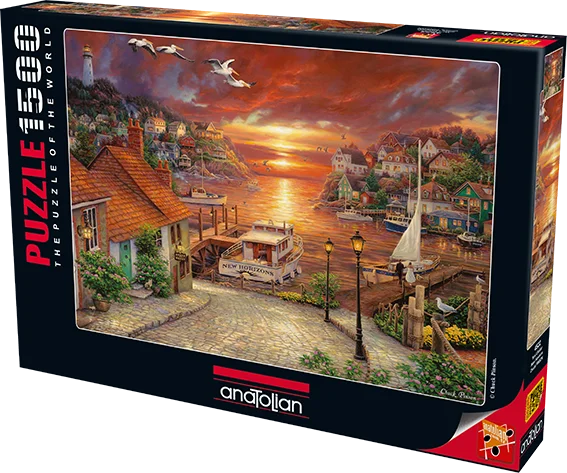 

New Horizons Chuck Pinson 1500 Piece Jigsaw Puzzle Paper Jigsaw Puzzle Educational Akıl Intelligence Game Holiday Decoration Table Gift 85x60 Cm