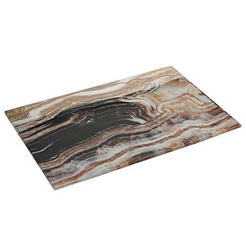 Разделочная доска Сервировочная Zeraks из закаленного стекла | Дом и сад