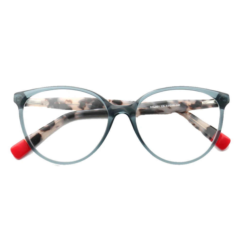

Women Cateye Round Eyeglass Frames Fashion Retro Tortoise Clear Rx Glasses Spectacles Lightweight Acetate Full-rim Eyewear