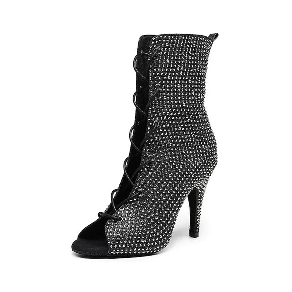 Elegant Women'S Sneakers High Heels Dance Boots 2022 New  Free Shipping Princess Shoes Girl  Dancing Shoes For Women Latino
