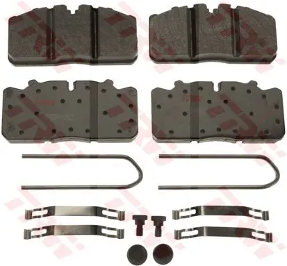 Колодки дисковые 29088 без 175.5x85.6x27\Omn MAN12.164/224(96-) RVI MIDLUM(00-) DAF45(01-) TRW GDB5069 | Автомобили и
