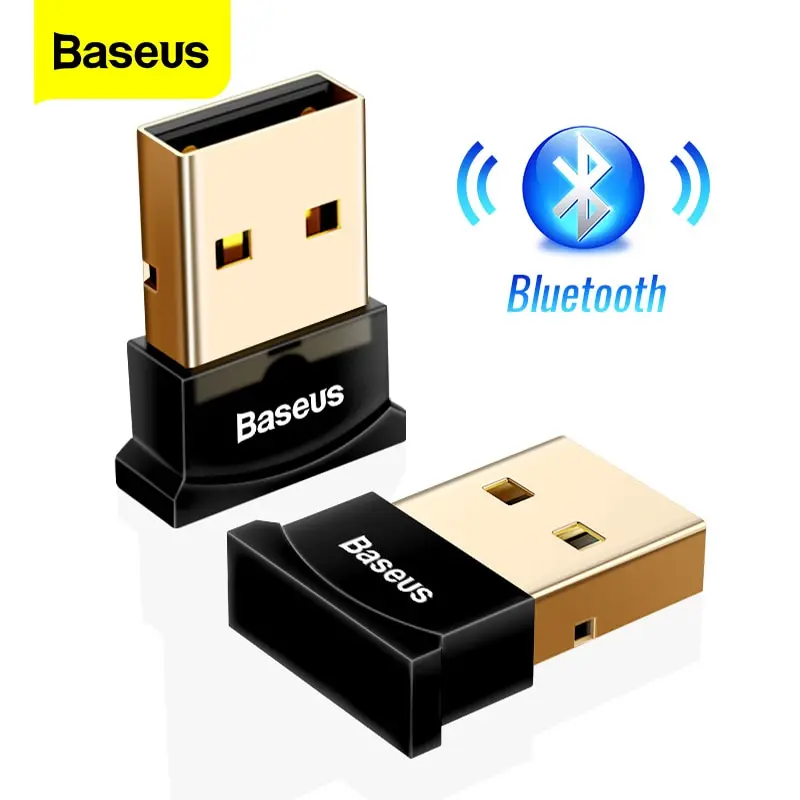 Baseus USB Bluetooth адаптер ключ для компьютера ПК мышь клавиатура Aux 4 0 2 5 музыкальный