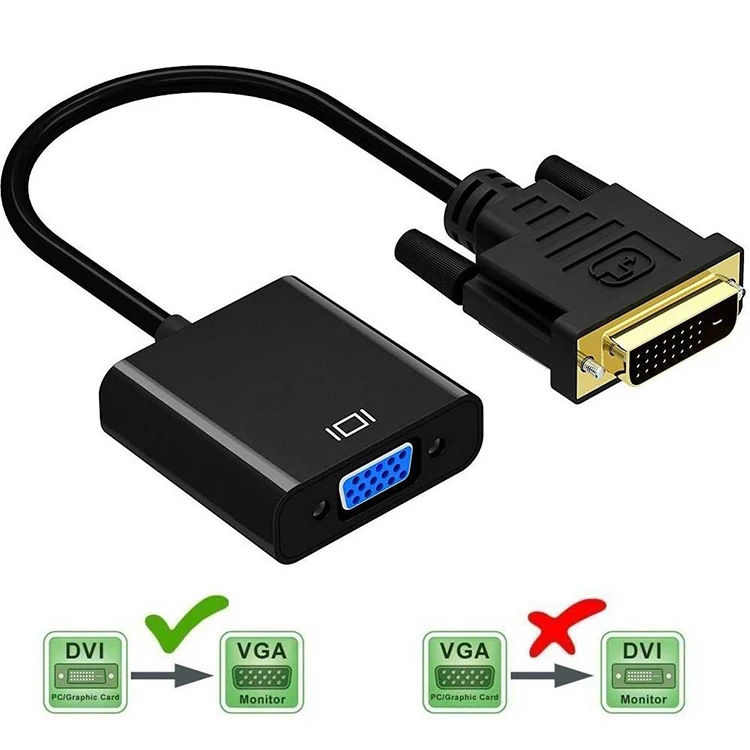 Переходник DVI-D - VGA | Электроника