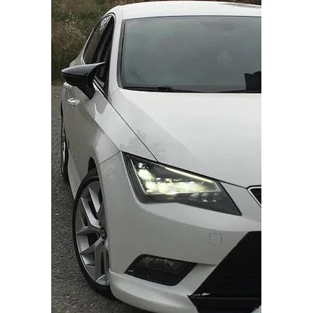 Зеркальный чехол для Seat Leon Mk3 5F FR Cupra 2012 2019 аксессуар яркий черный с Бэтменом