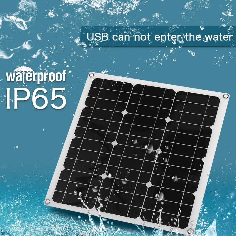 30 Вт однокристальная Высокоэффективная ультратонкая наружная Солнечная плата с